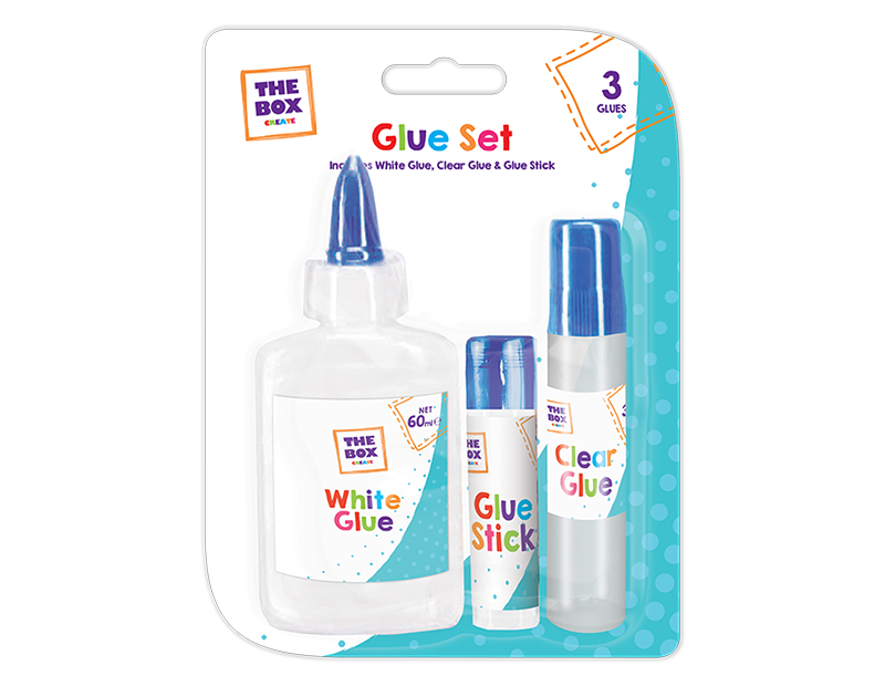 Glue Set - 3 Piece
