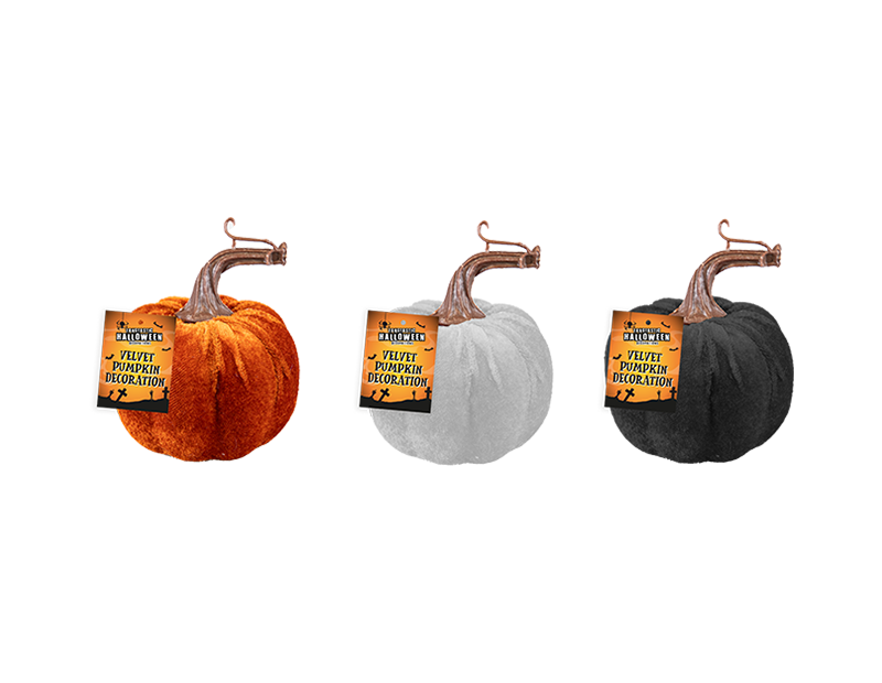 Wholesale Velvet pumpkin decoration | Gem imports LTD.
