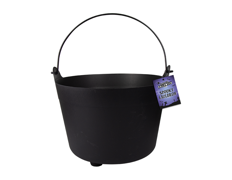 Halloween XL Cauldron Bucket 28x35cm