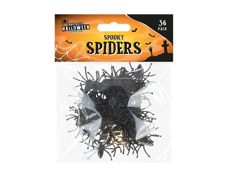Halloween Spiders - 36 Pack