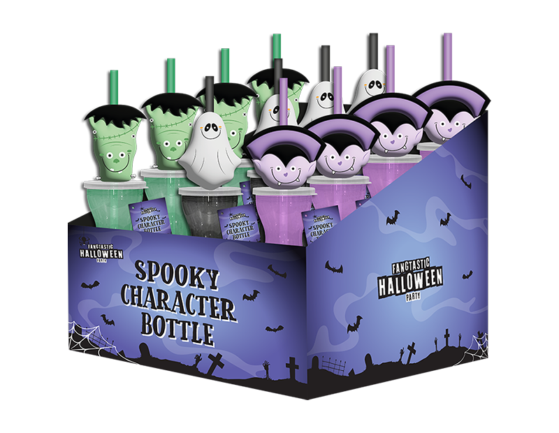 Wholesale Halloween Character Drinking Bottle 500ml PDQ