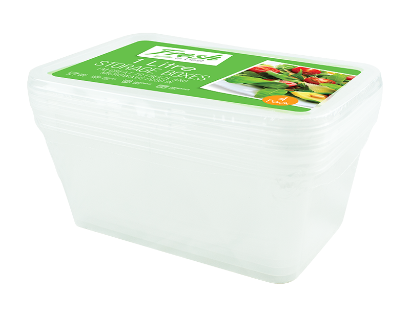 Freezer To Microwave Containers - 4 Pack
