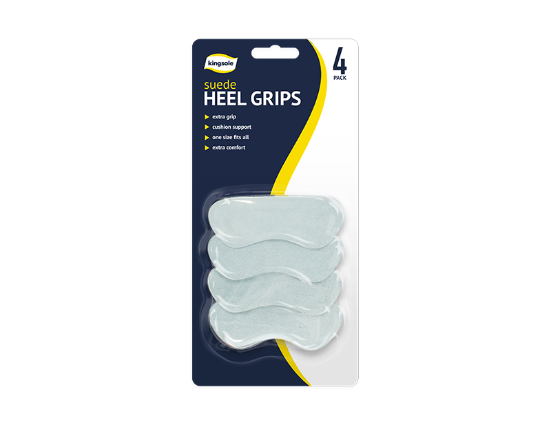 Suede Heel Grips - 4 Pack