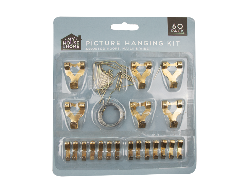 Picture Hanging Kit - 60 Piece