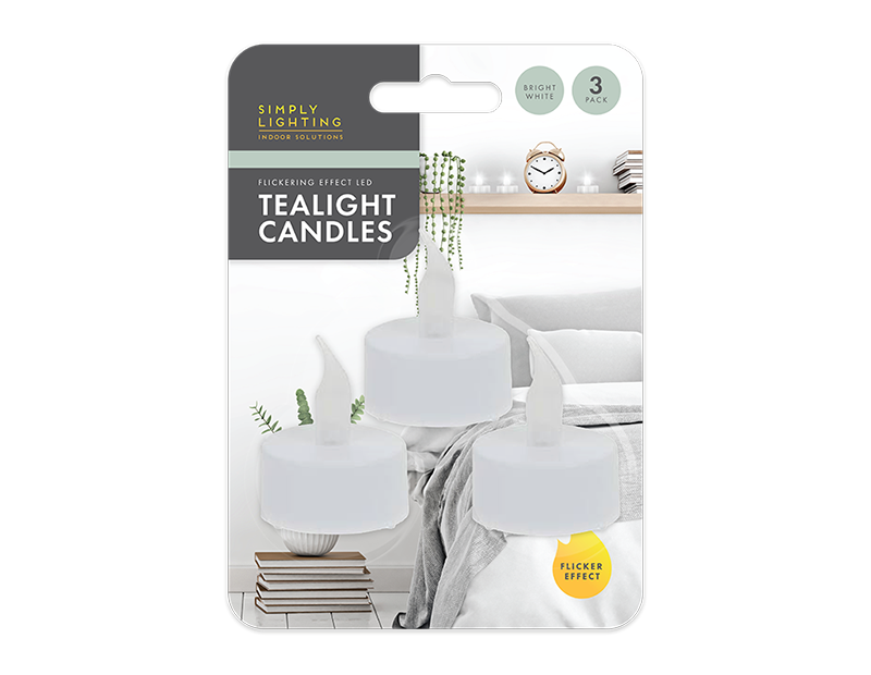 LED Tealights 3 Pack