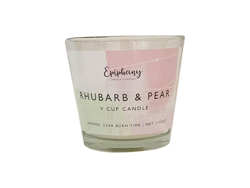 Rhubarb & Pear V Cup Candle