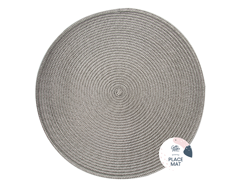 Round Place Mat Grey - Trend