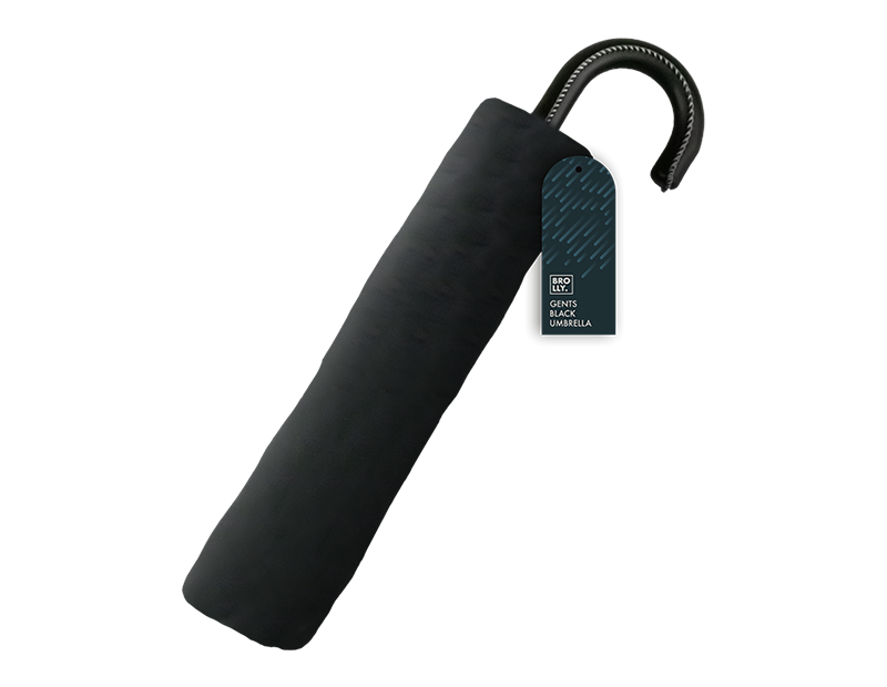 Wholesale Gents Black Umbrella