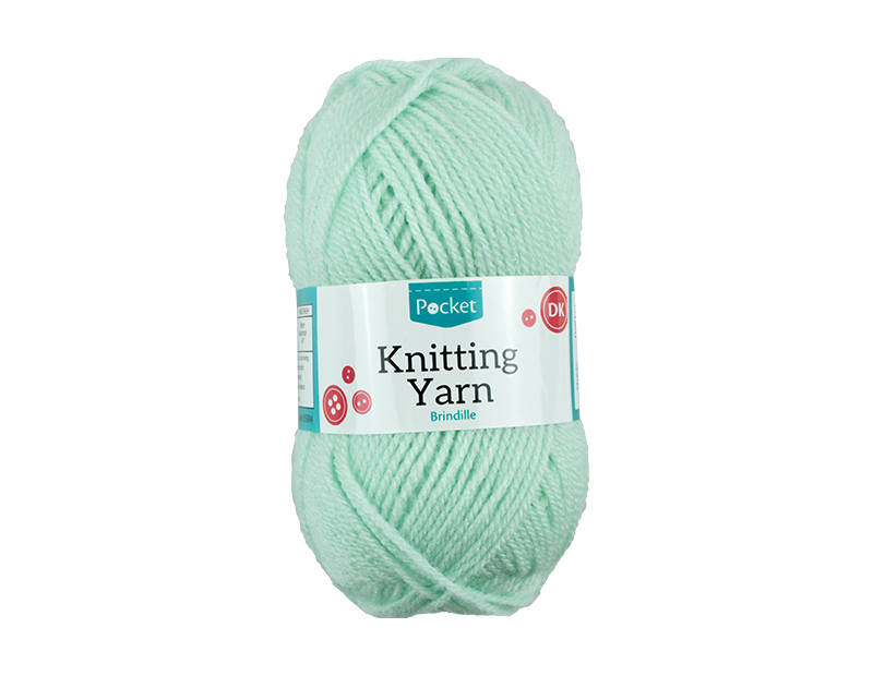 Baby Mint Acrylic Knitting Yarn 100g