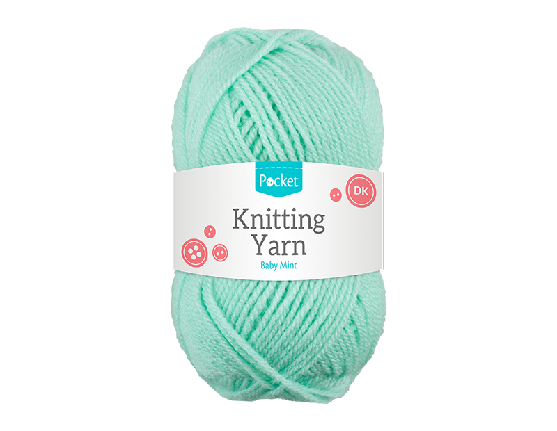 Wholesale Acrylic Knitting yarn Baby Mint 75g