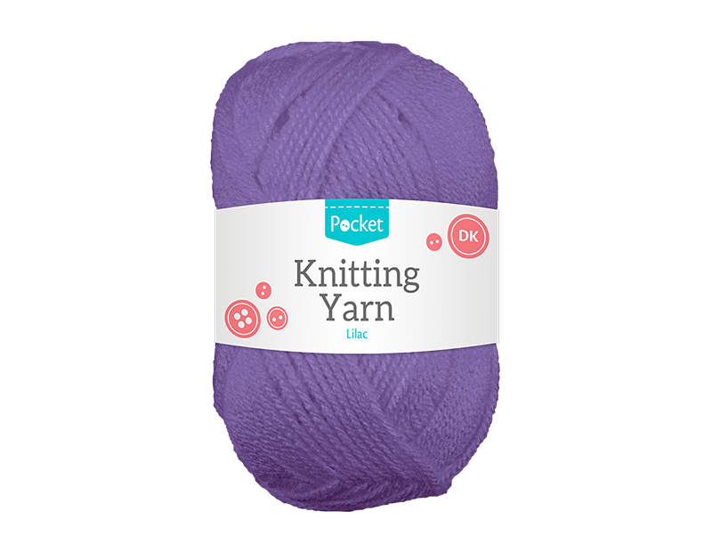 Acrylic Knitting Yarn Lilac 75g