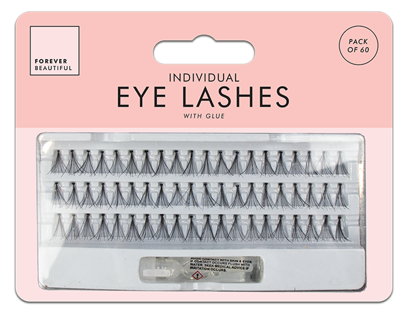 Individual Eyelashes - 60 Pack