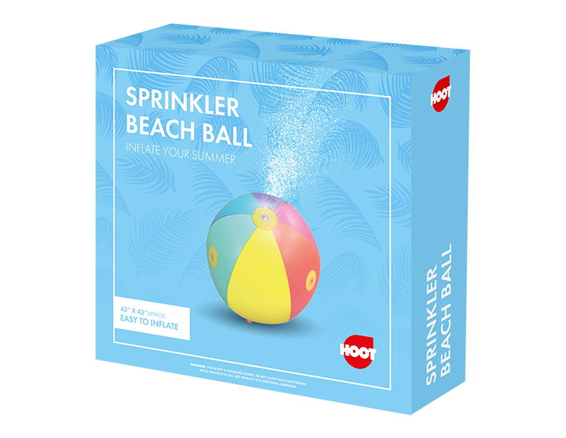 Inflatable Sprinkler Beach Ball 23"