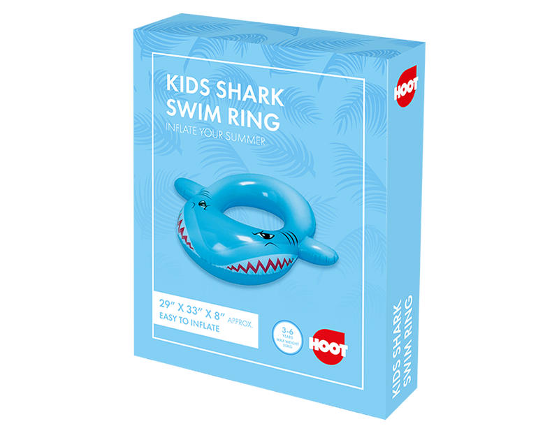 Kids Inflatable Shark Swim Ring