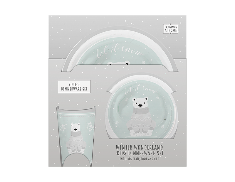 Wholesale Kids Plastic Dinnerware Bulk Buy Christmas Homeware