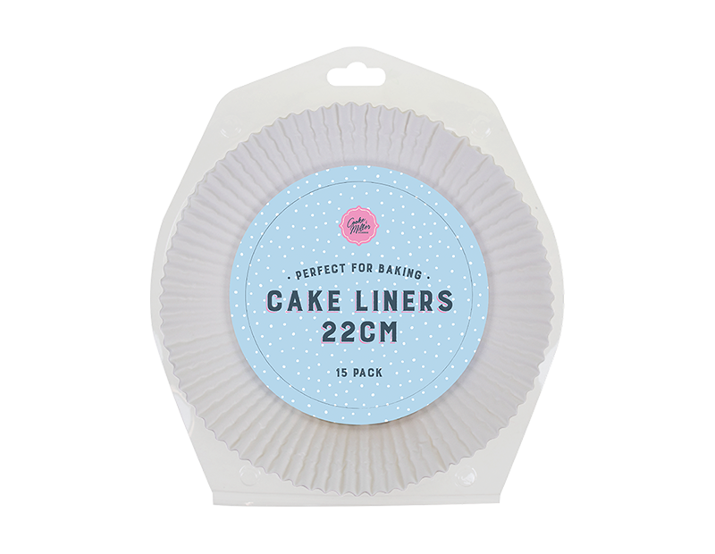 Cake Liners 22cm 15pk
