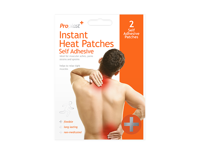 Self Adhesive Instant Heat Pads - 2 Pack