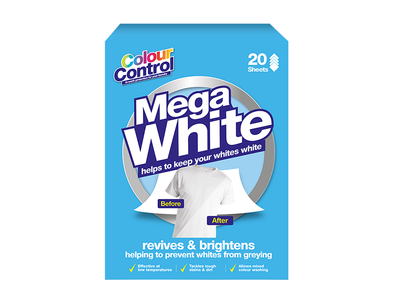 Mega White Laundry Sheets 20pk