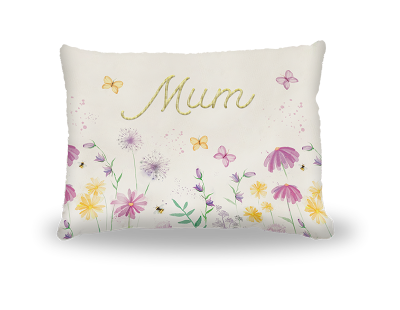 Mother's Day Embroidered Pillow