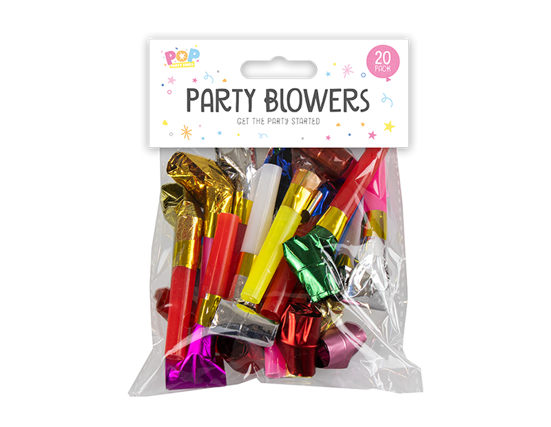 Party Blowers - 20 Pack