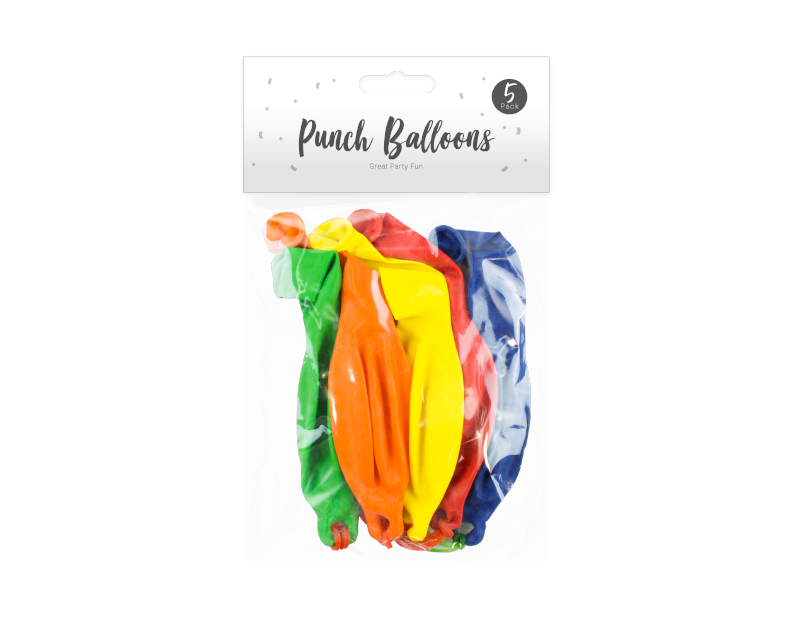 Punch Balloons - 5 Pack