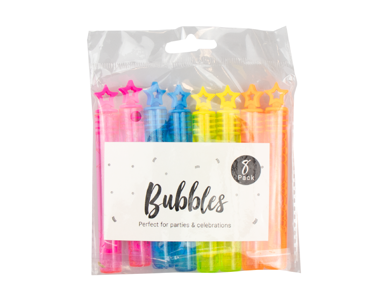 Mini Bubble Tubes - 8 Pack
