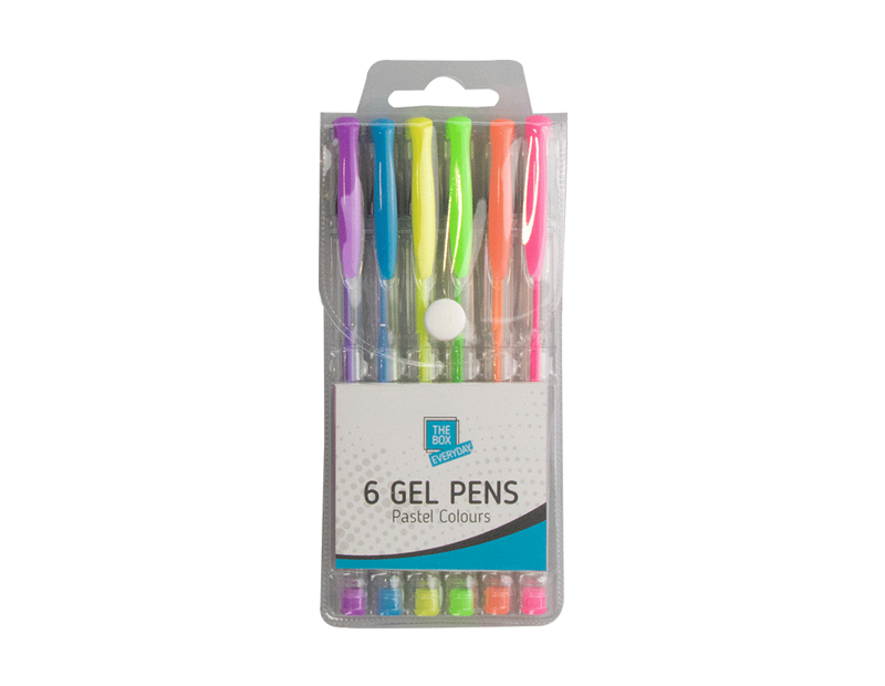 Pastel Gel Pens - 6 Pack