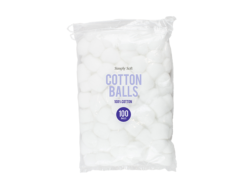 Cotton Wool Balls - 100 Pack