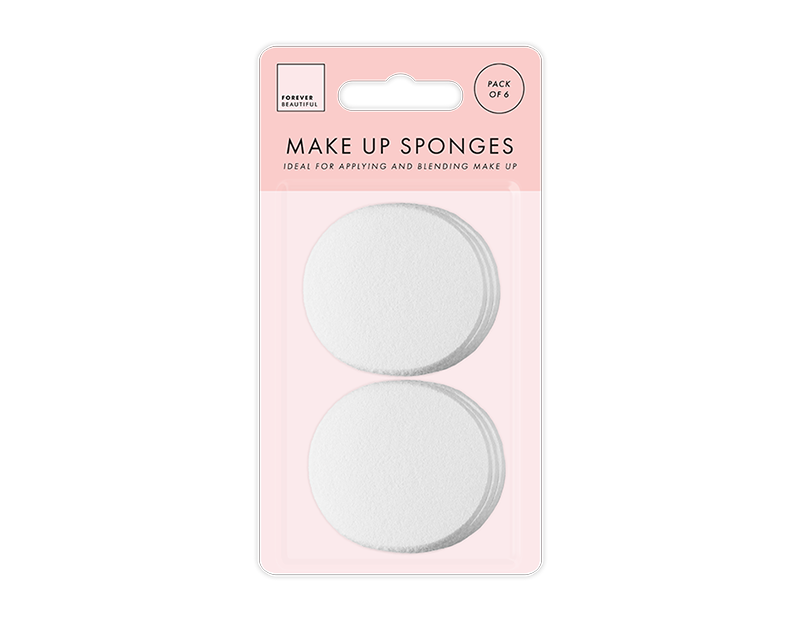 Round Make Up Sponge 6pk