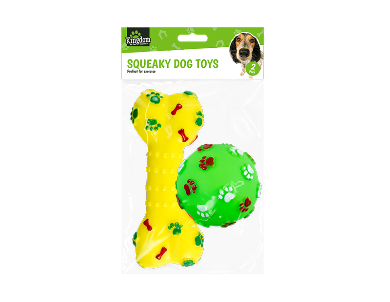 Squeaky Dog Toys - 2 Pack
