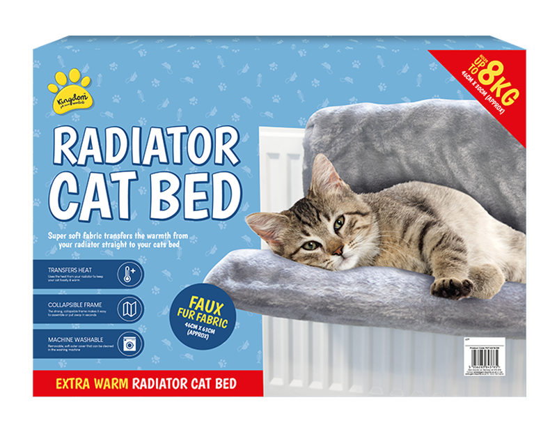Faux Fur Cat Radiator Bed