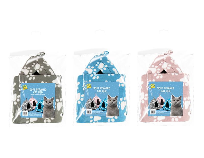 Soft Pyramid Cat Bed