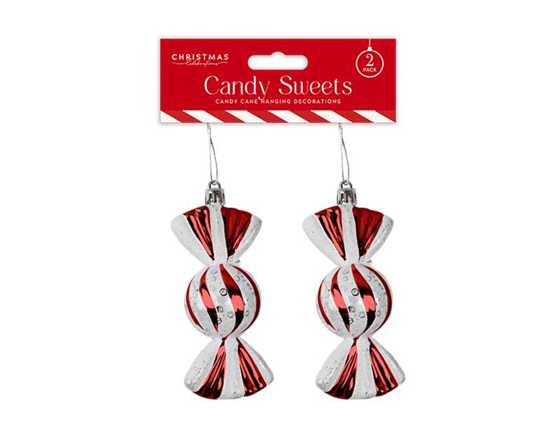 Red Candy Sweet Decorations - 2pk