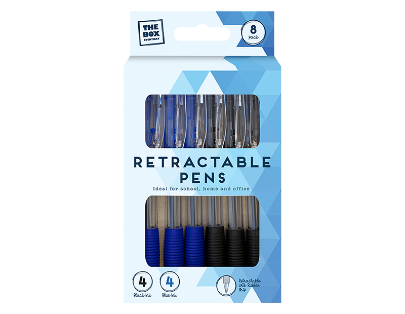 Retractable Pens 8pk
