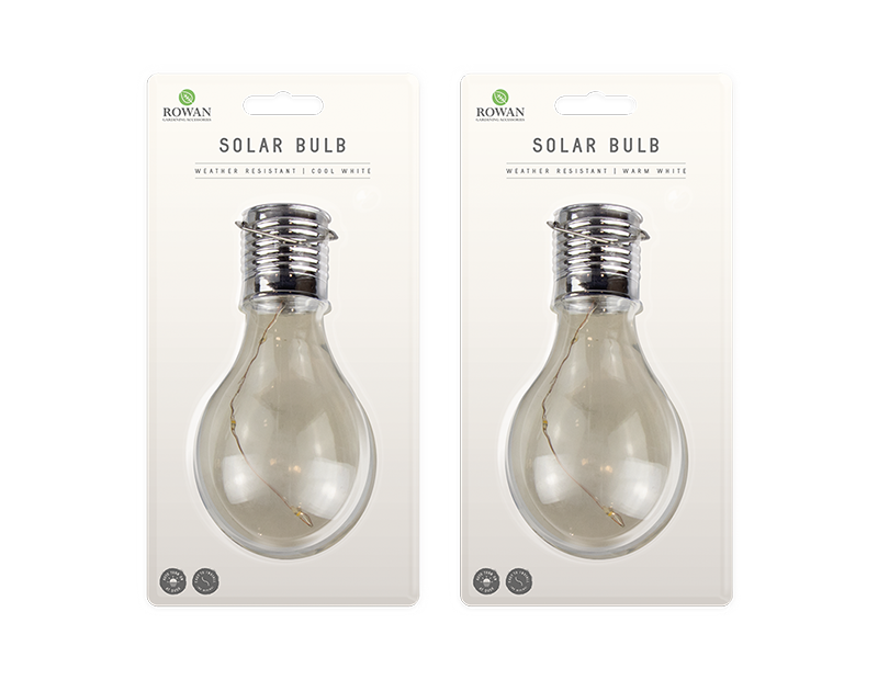 Wholesale Solar LED Clear Bulb Light | Gem imports Ltd.