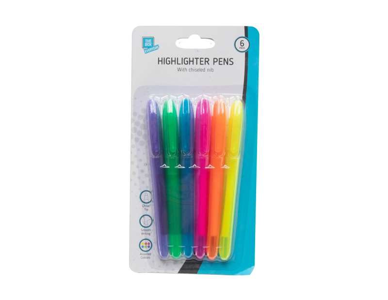 Highlighters Pens - 6 Pack