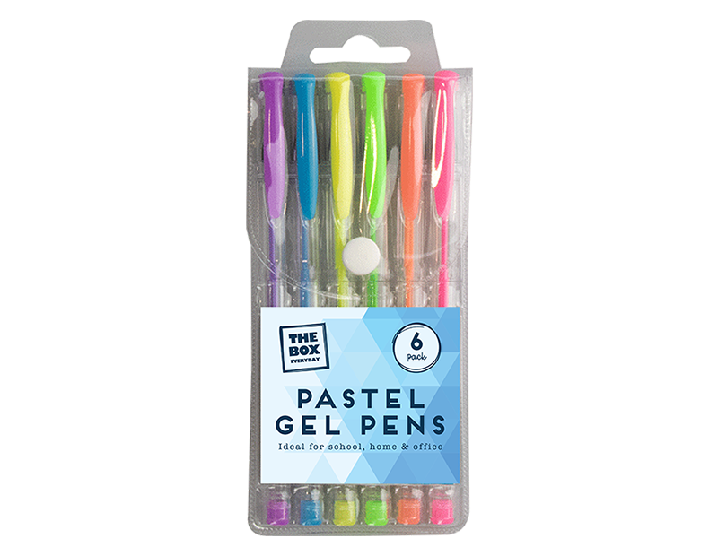 Pastel Gel Pens - 6 Pack