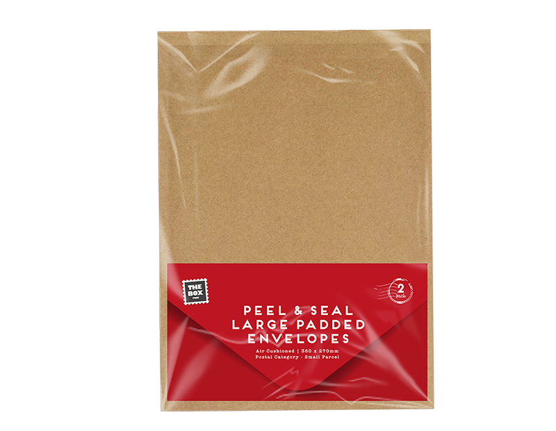 Large Padded Envelopes 27cm x 36cm - 2 Pack