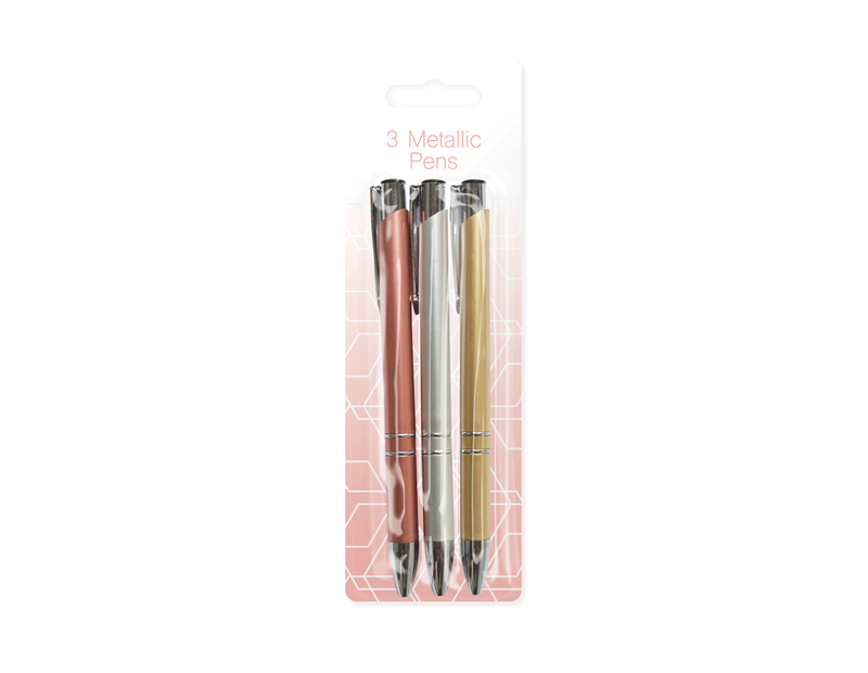 Metallic Pens - 3 Pack