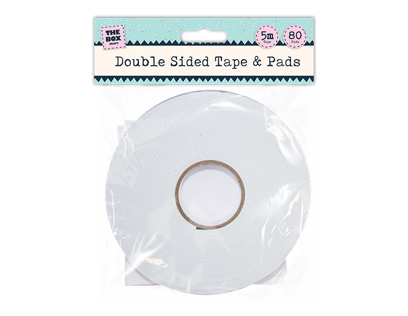 Wholesale Double sided Tape 5m & 80 pads