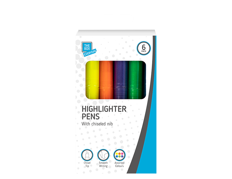 Wholesale Highlighters 6pk