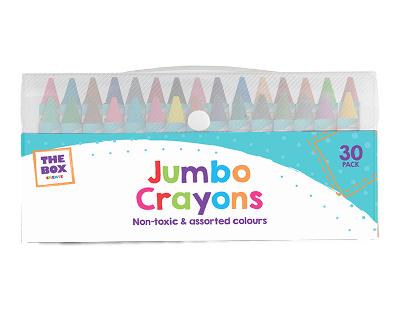 Wholesale Jumbo Crayons 30pk