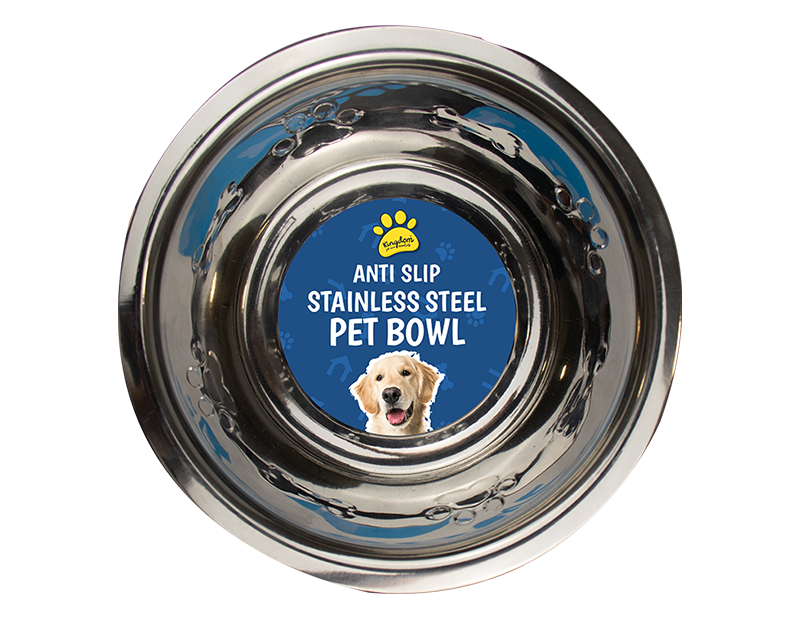 Stainless Steel Anti Slide Pet Bowl 16cm