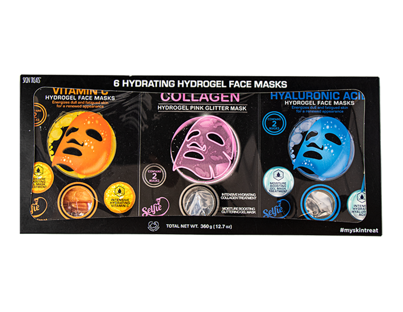 Wholesale hydrogel Mask Set boxed 6 pieces