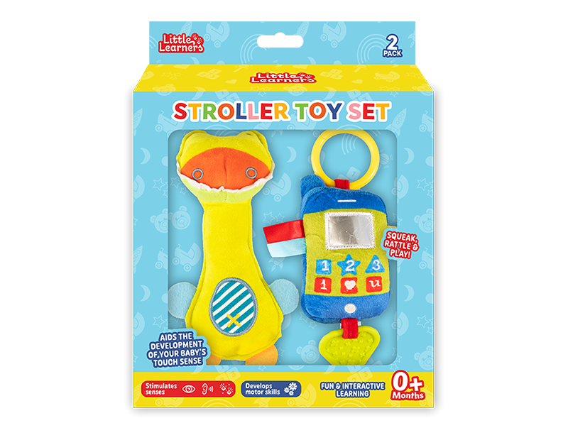 Wholesale Stroller Toy Set 2Pk