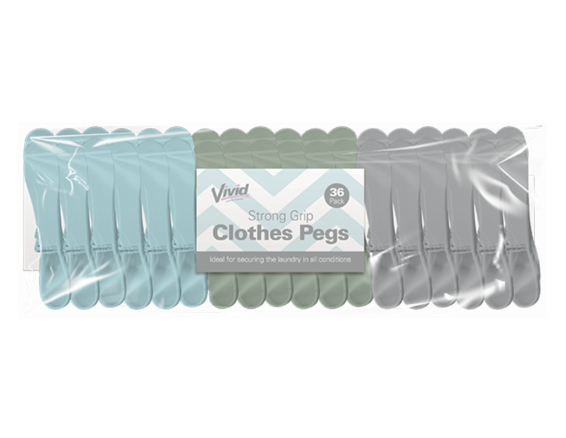 Strong Grip Clothes Pegs 36pk