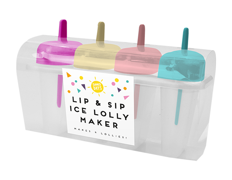 Lip & Sip Ice Lolly Maker 4pk