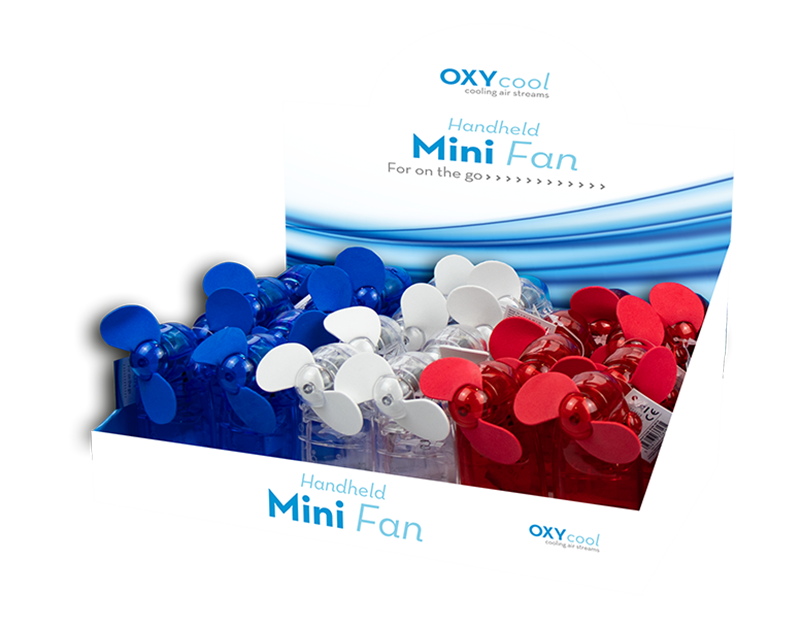 Wholesale Mini handheld fan PDQ | Gem Imports Ltd.