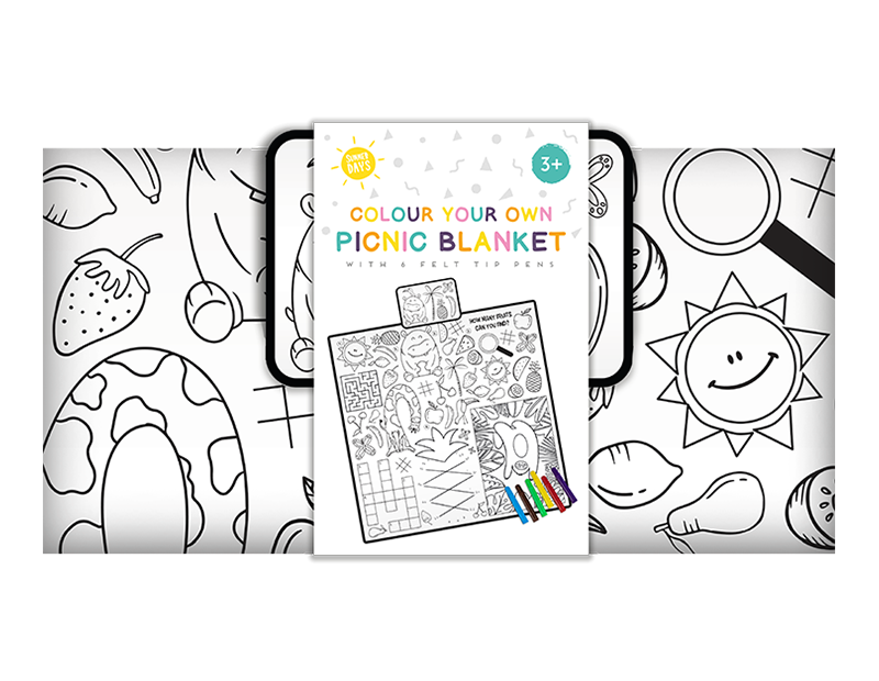 Colour in best sale picnic blanket