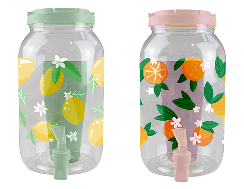 Wholesale Summer Party Fruit Drinks Dispenser with Tumblers